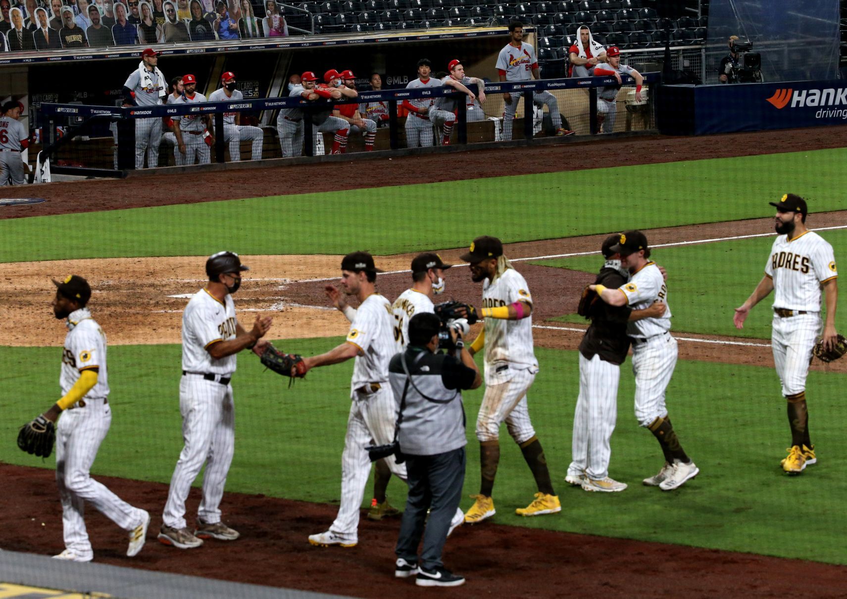 San Diego Padres eliminate St. Louis Cardinals 4-0 in wild-card series